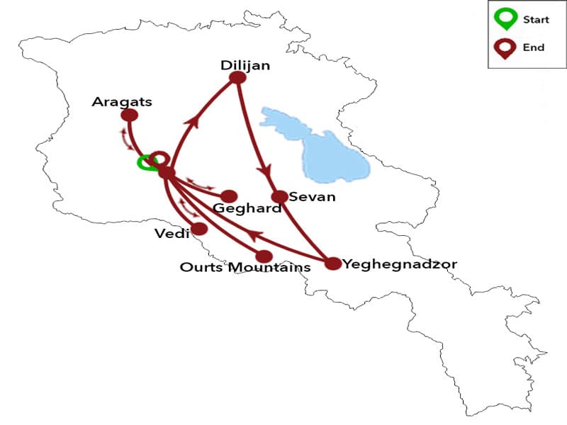 Trip map