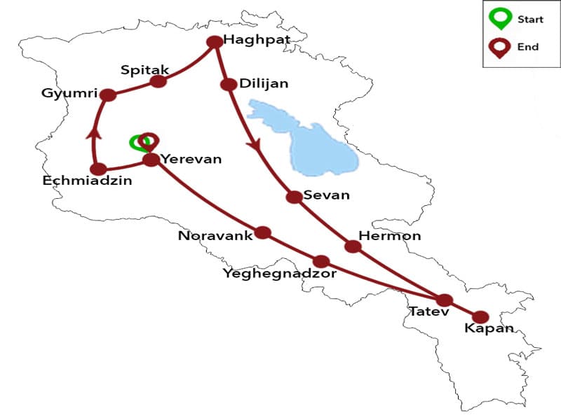 Trip map