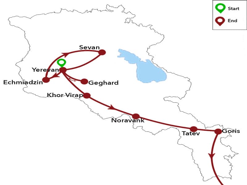 Trip map