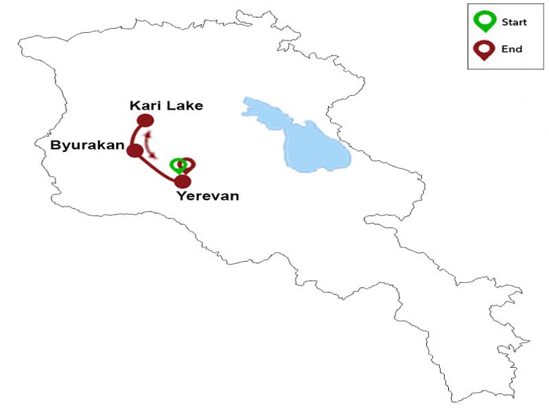 Trip map