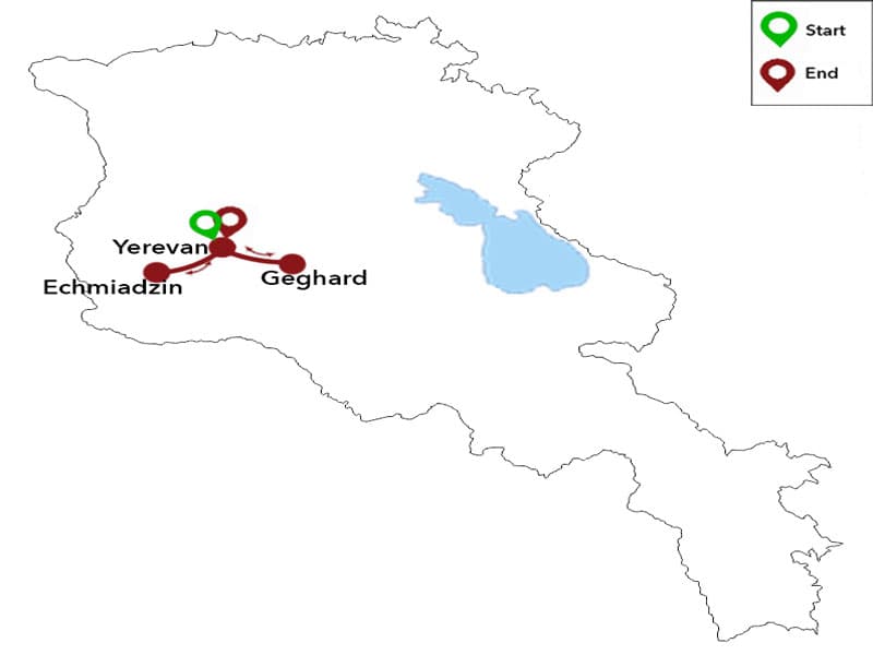 Trip map