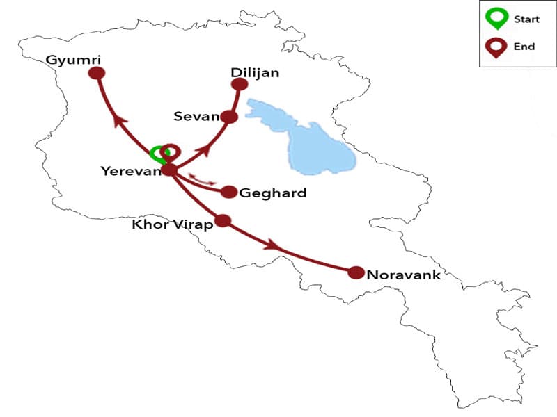 Trip map