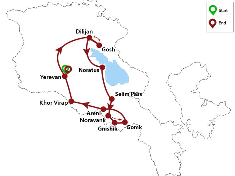 Trip map