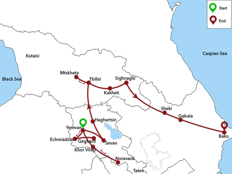 Trip map