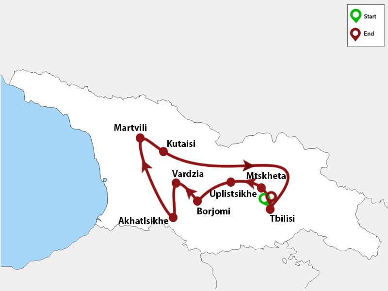 Trip map