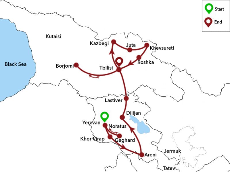 Trip map