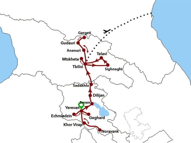 Trip map