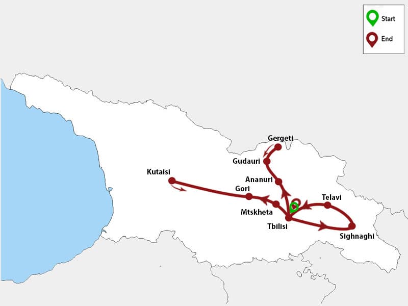 Trip map