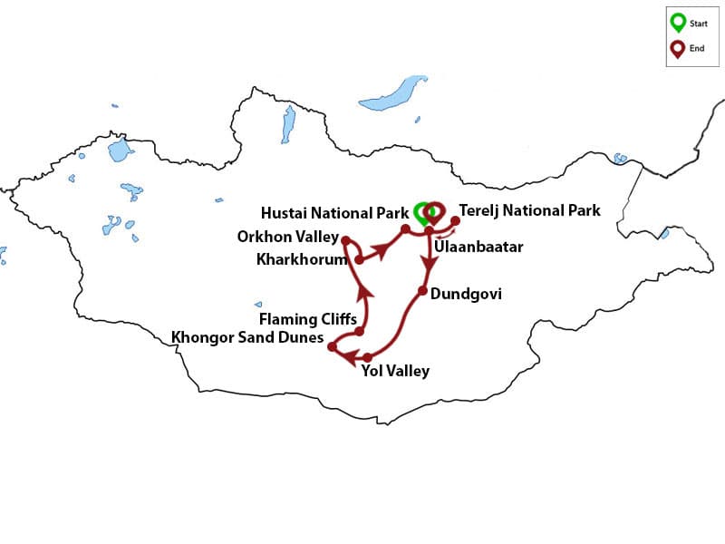 Trip map