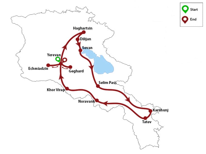 Trip map
