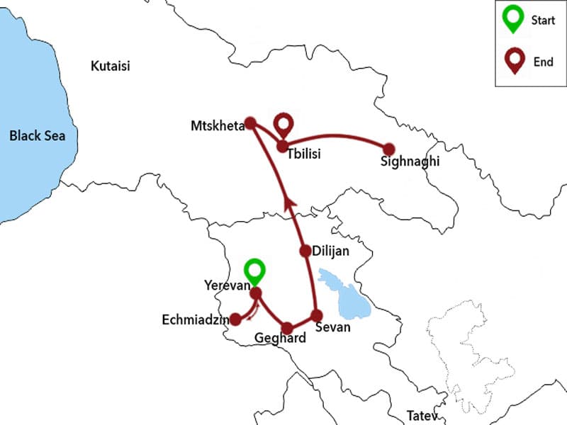 Trip map