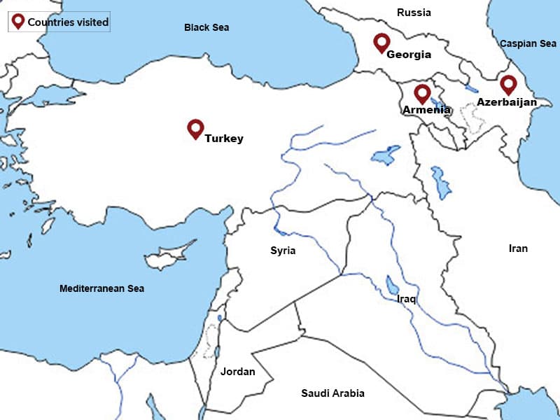 Trip map
