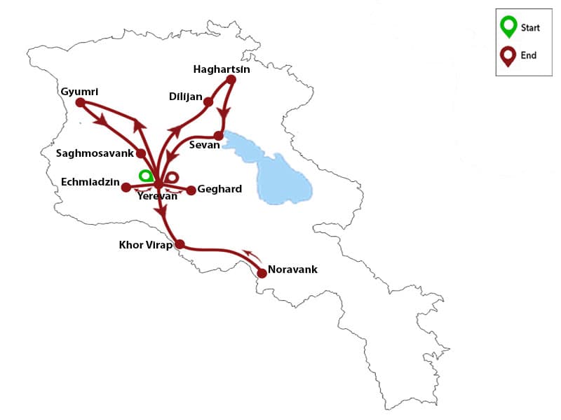 Trip map