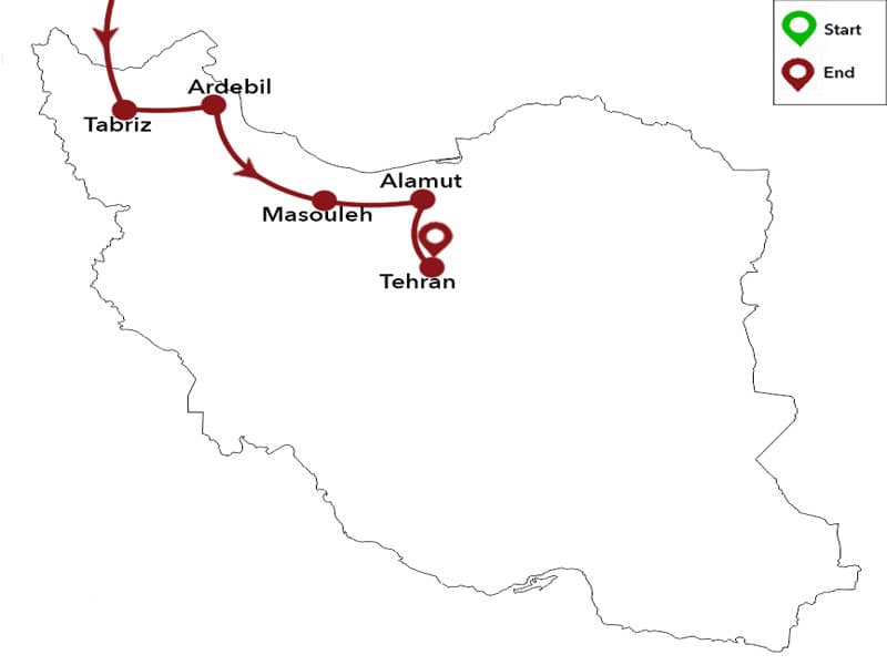 Trip map