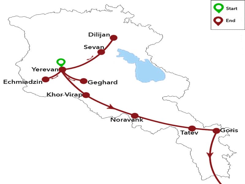 Trip map