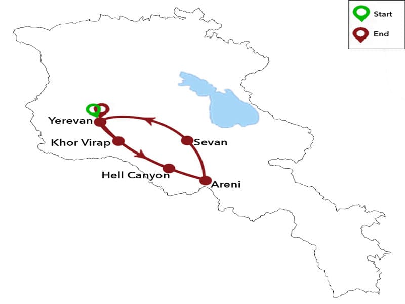 Trip map