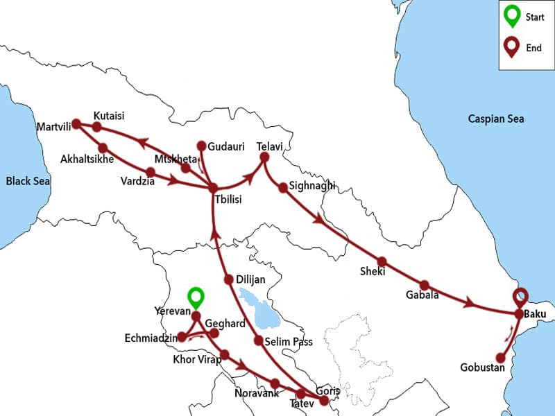 Trip map