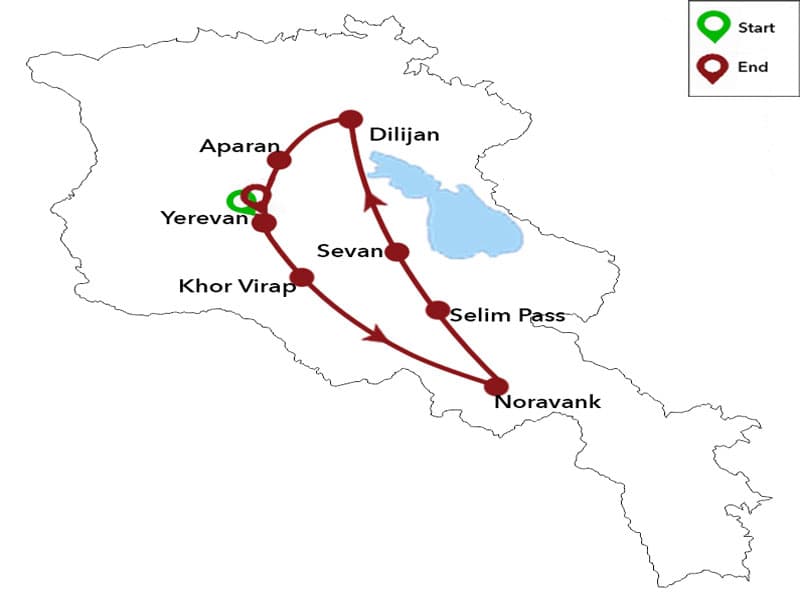 Trip map