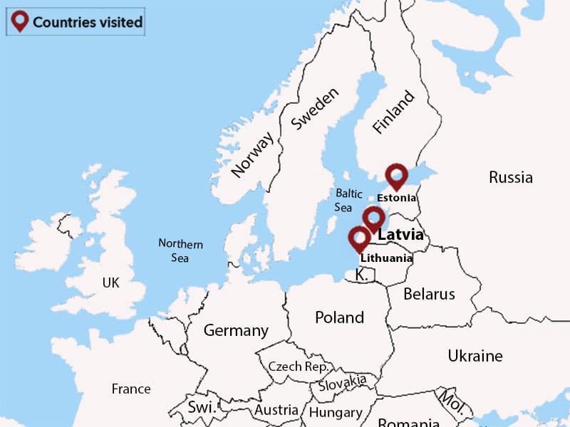 Trip map