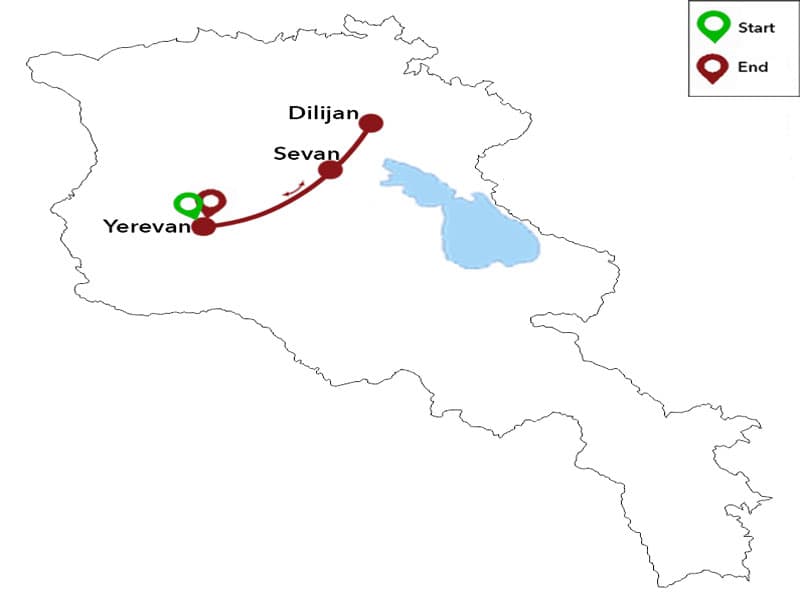 Trip map