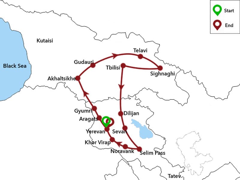 Trip map