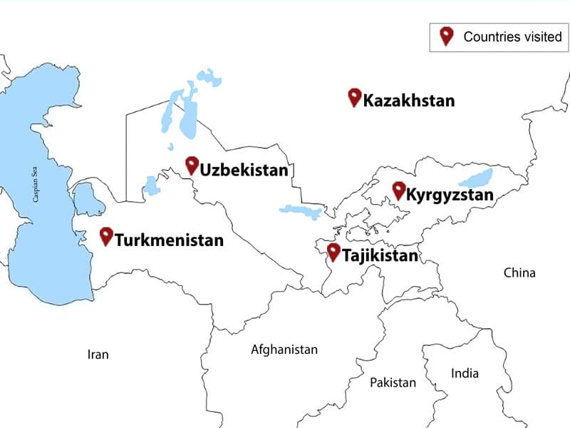 Trip map