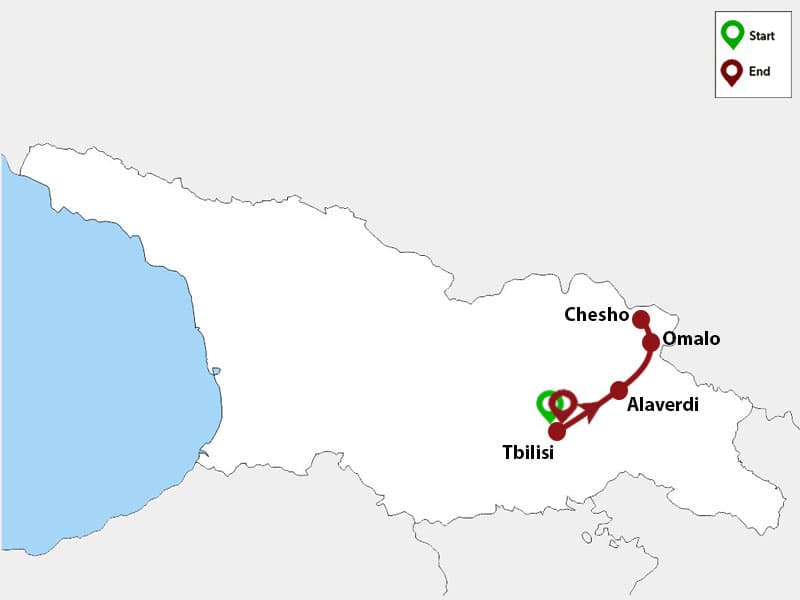 Trip map