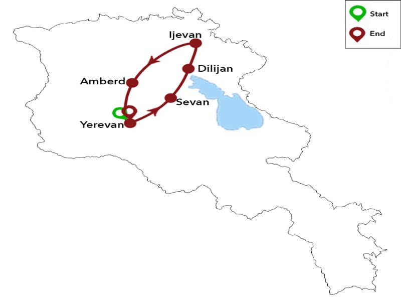 Trip map