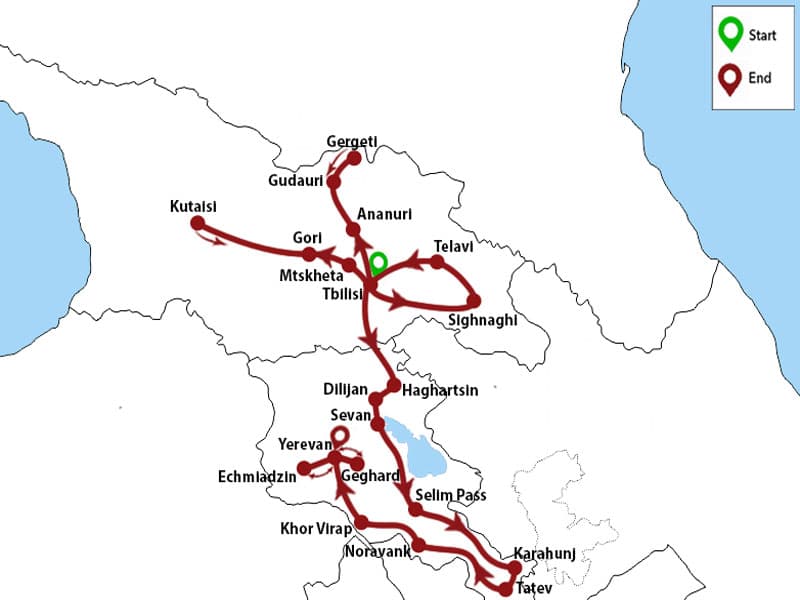 Trip map