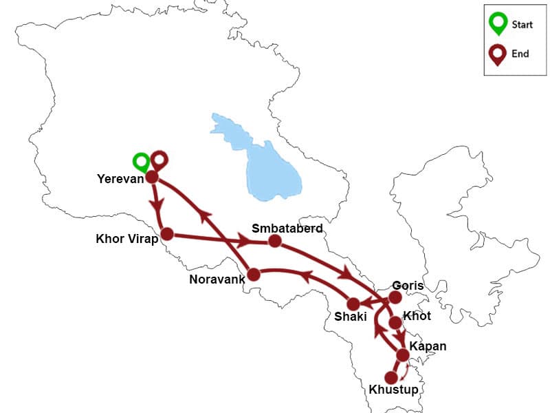 Trip map