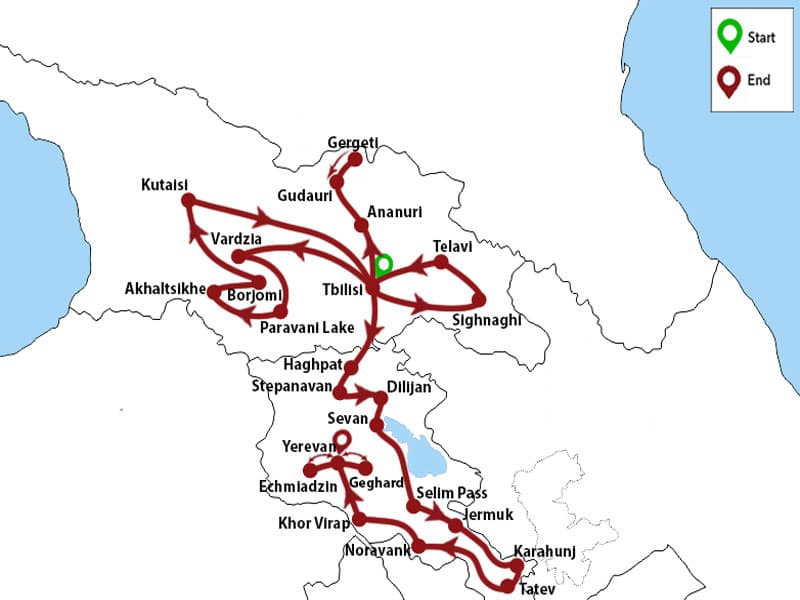 Trip map