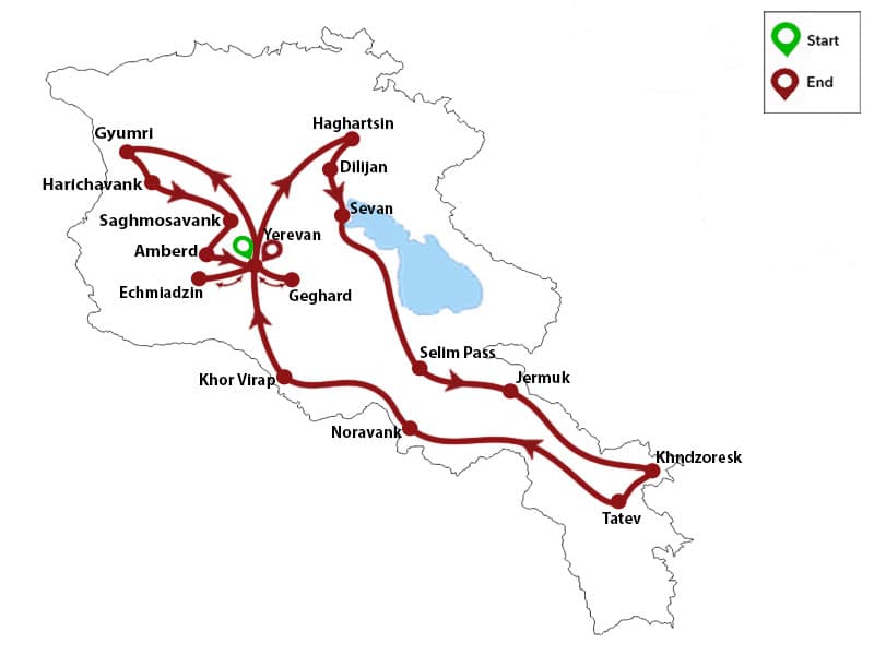 Trip map