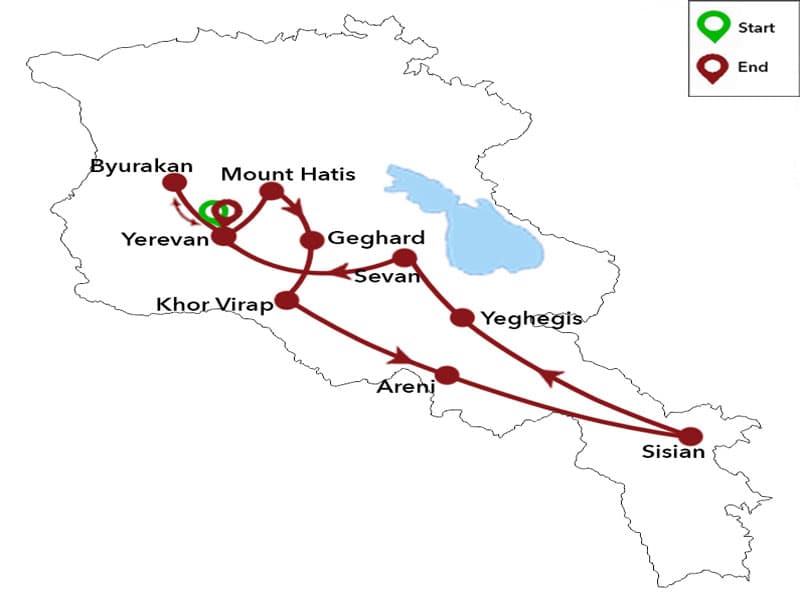 Trip map