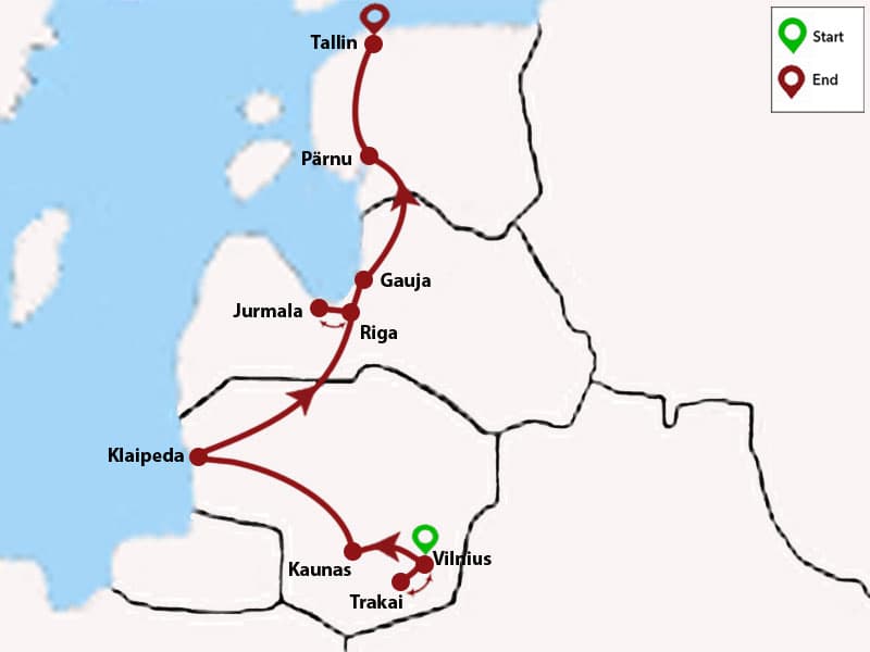 Trip map