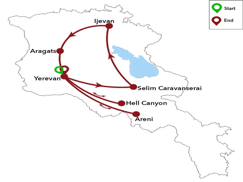 Trip map