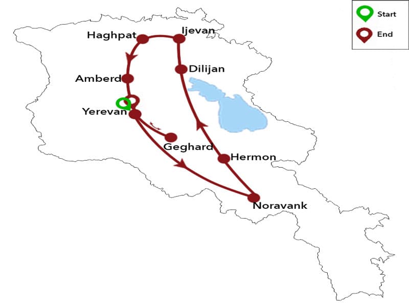 Trip map