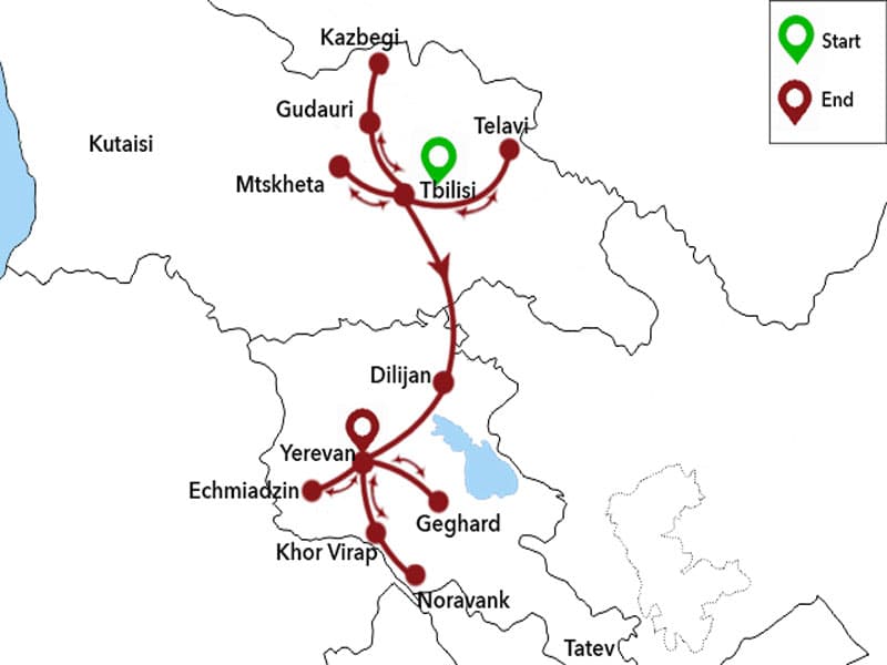 Trip map