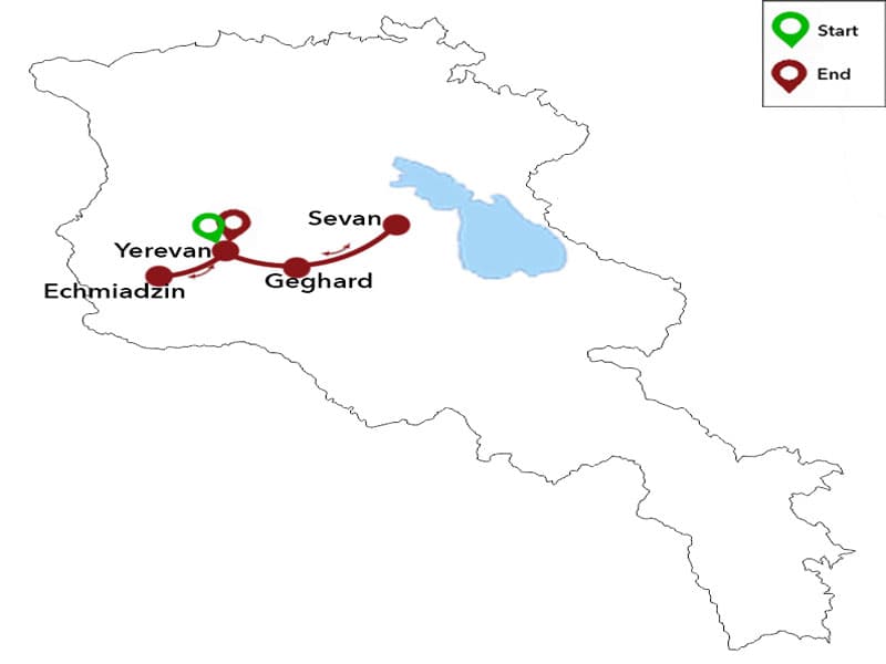 Trip map