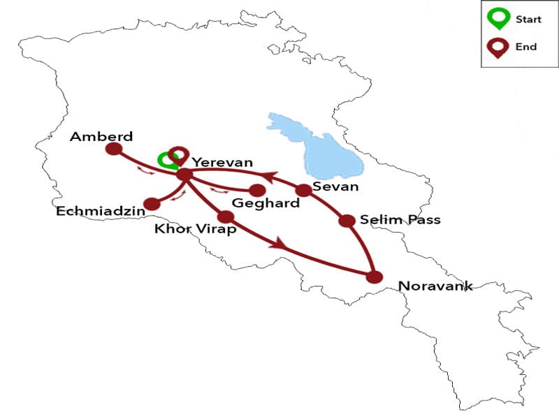 Trip map