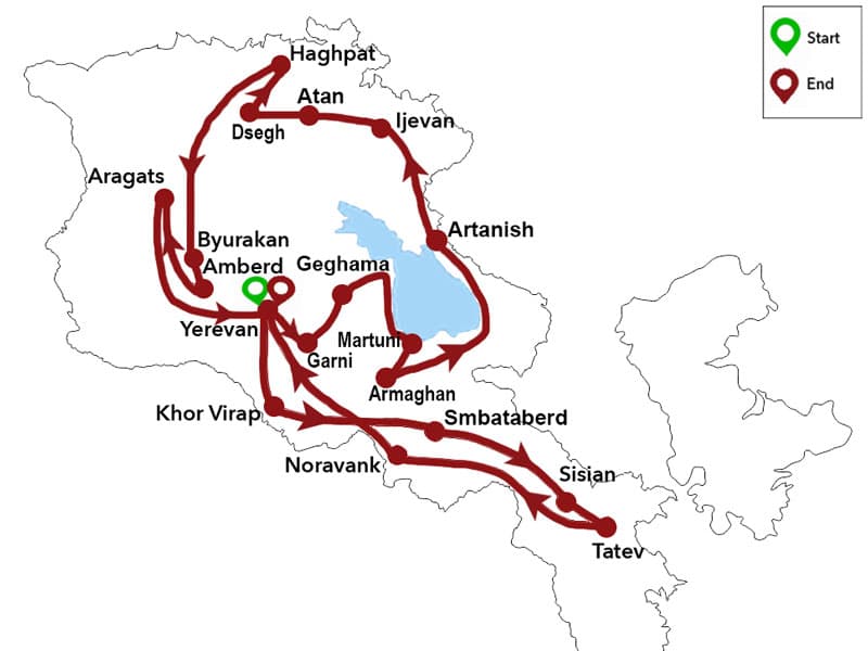Trip map