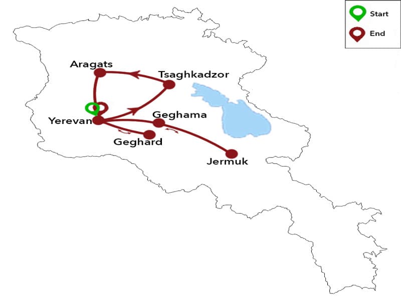 Trip map