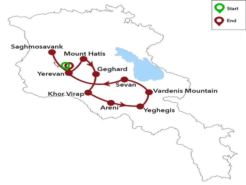 Trip map